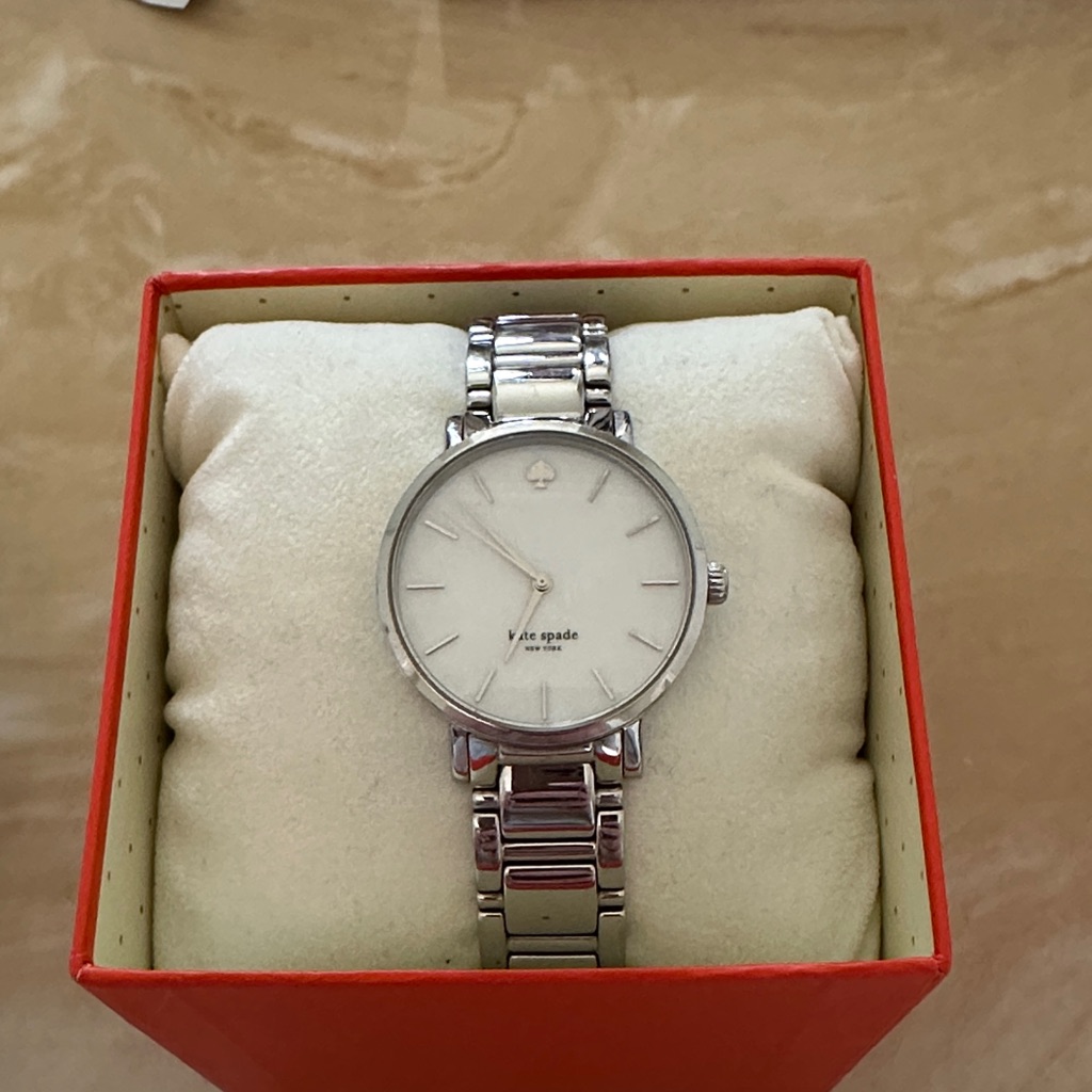 Kate Spade SilverTone Watch With Oyster Dial